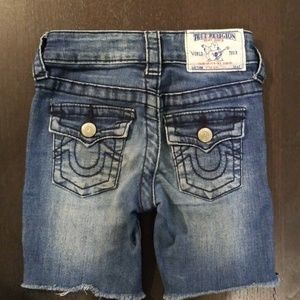 True Religion denim shorts